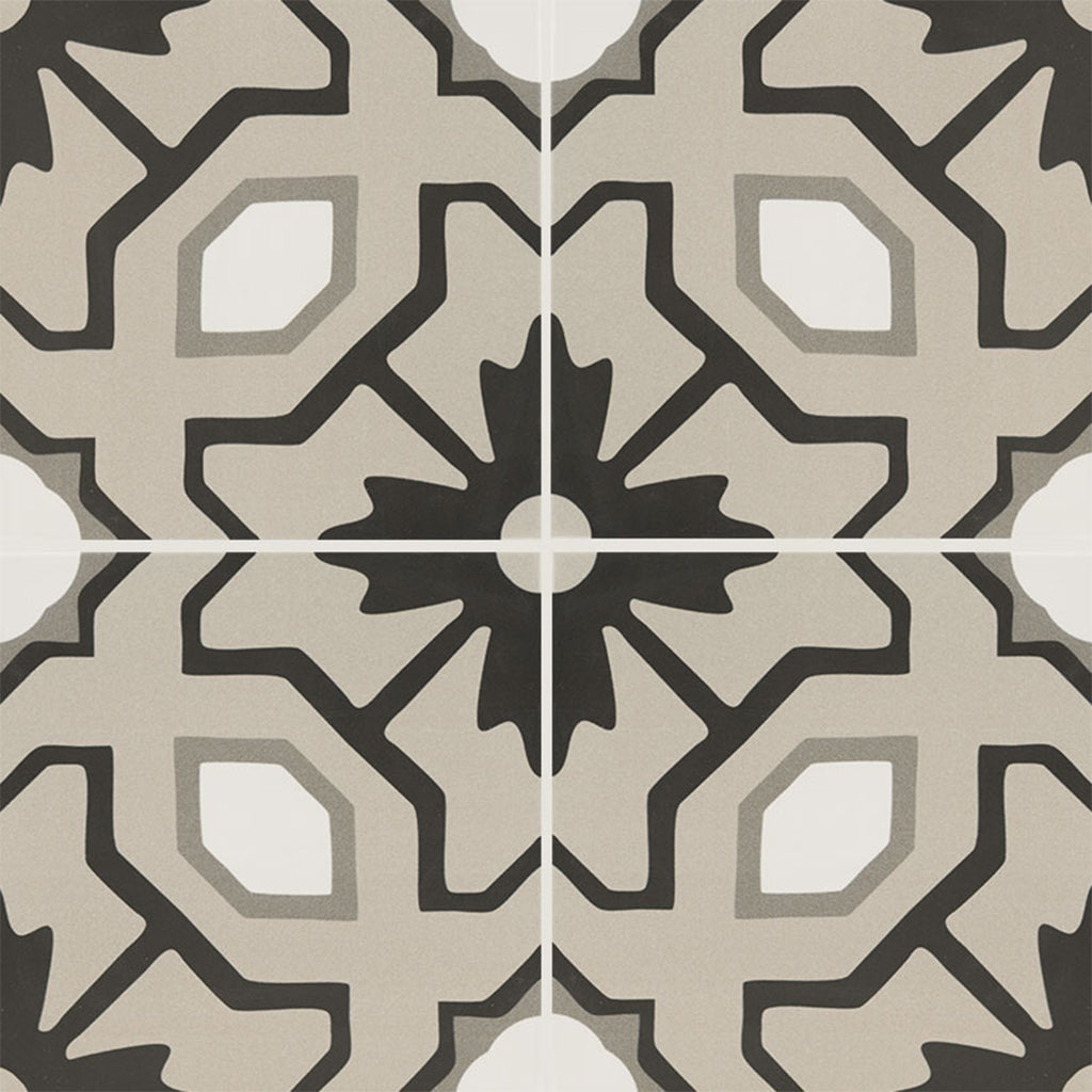 Patterned Tiles: Porcelain and Encaustic Cement