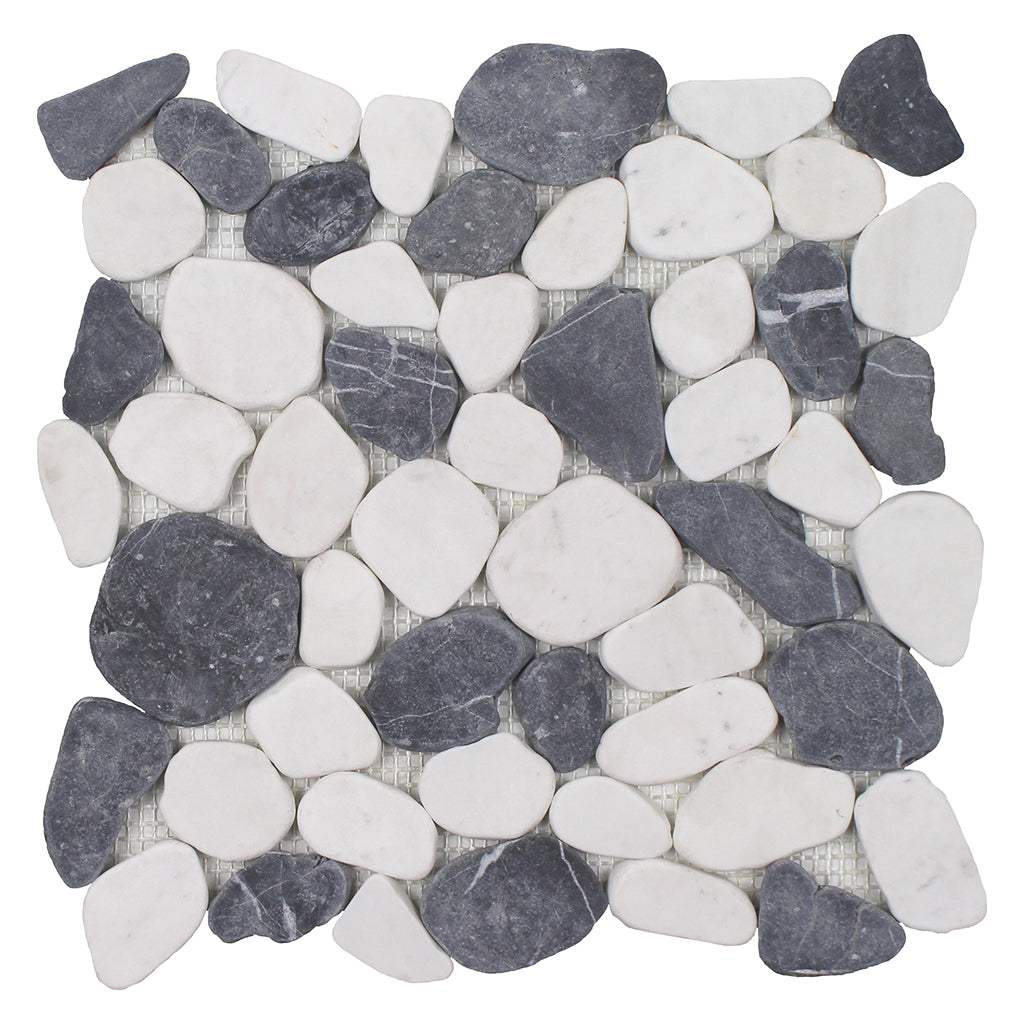 Blue Striped Agate Pebbles – Pebble Tile Mosaics