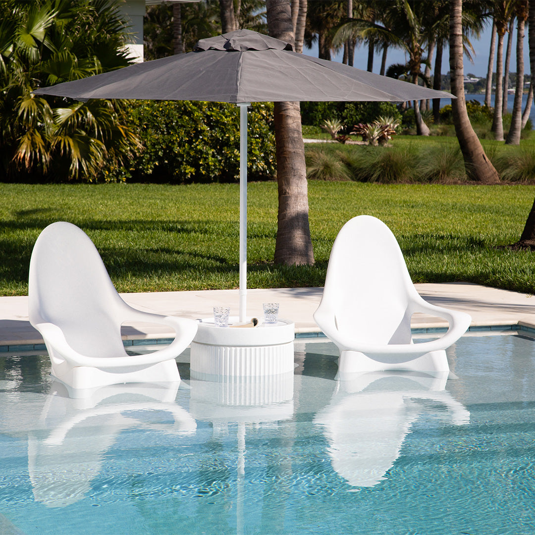 Pools with chairs in them sale