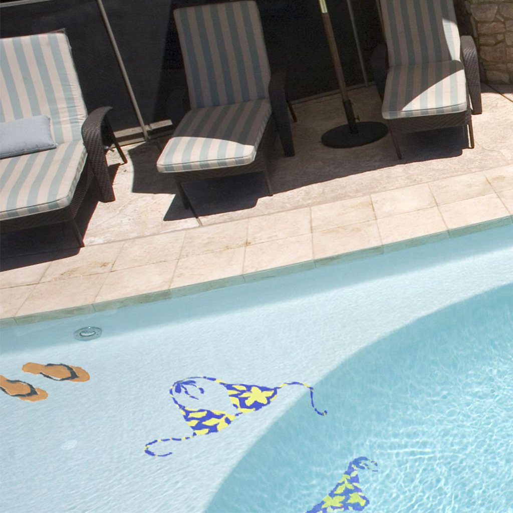In Pool Furniture  Pool Chairs & Loungers – AquaBlu Mosaics