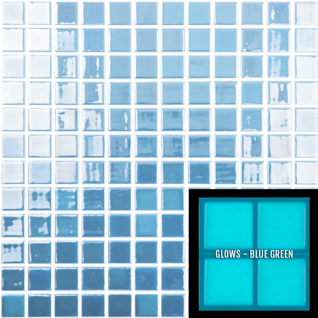 Glamour Clear Mirror effect Glass & marble Mosaic tile, (L)300mm (W)300mm