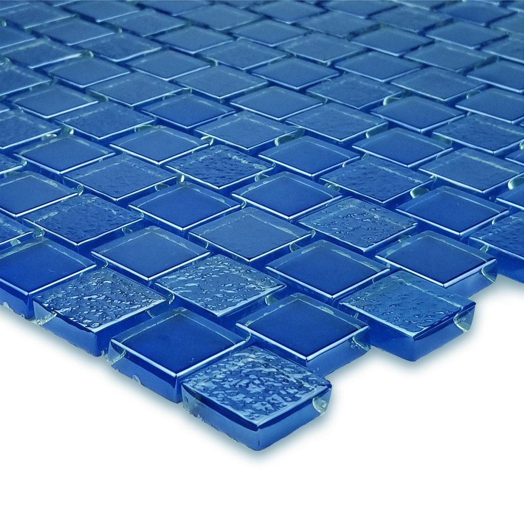 Arrecife Blue Anti Slip 1x1 Glass Mosaic 12x12