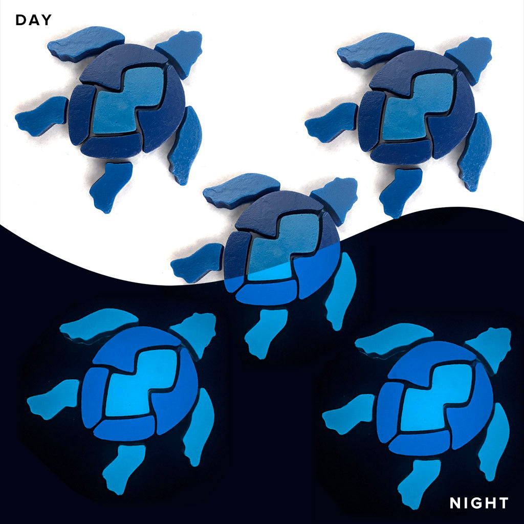 Mini Turtles, 20 Pack Pool Mosaic  Glow in the Dark Pool Tile – AquaBlu  Mosaics