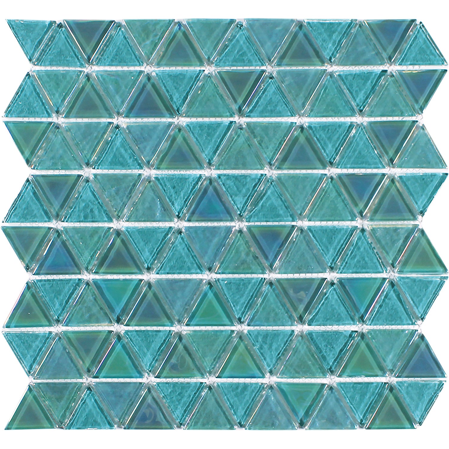 Wholesale Square Triangle Mosaic Tiles Tessera Glass Pieces for