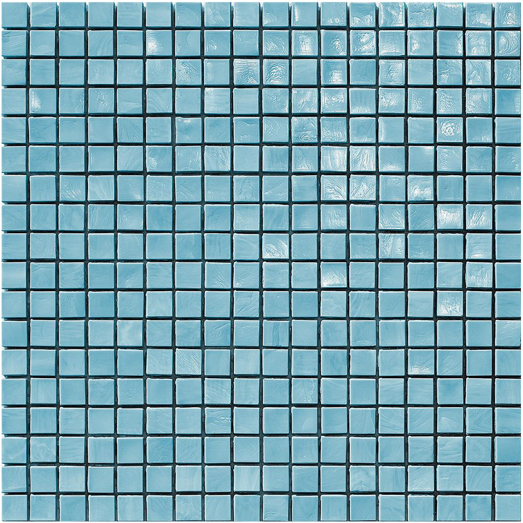 Galles, 5/8 x 5/8 Glass Tile  Mosaic Pool Tile by SICIS – AquaBlu Mosaics