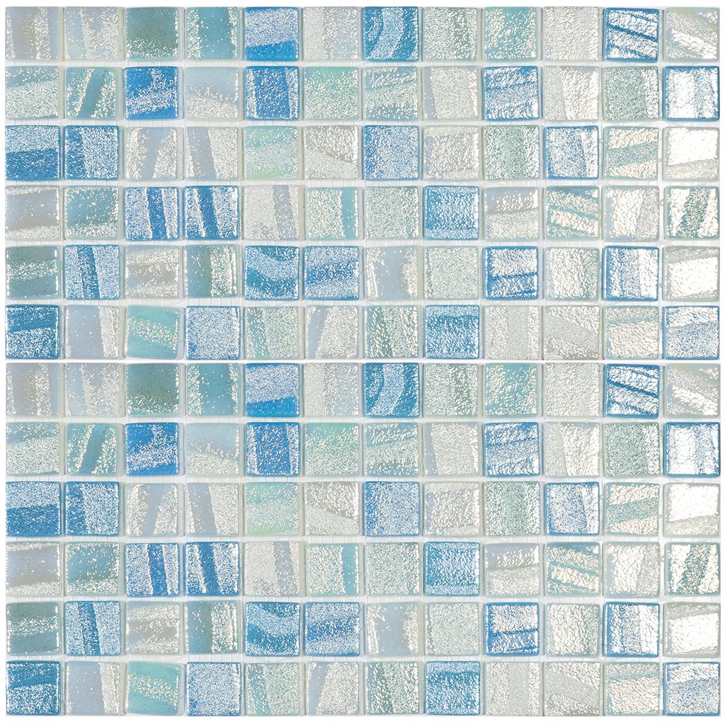 Key West Mix 1 X 1 Glass Tile Vidrepur Glass Mosaic Tile Aquablu Mosaics