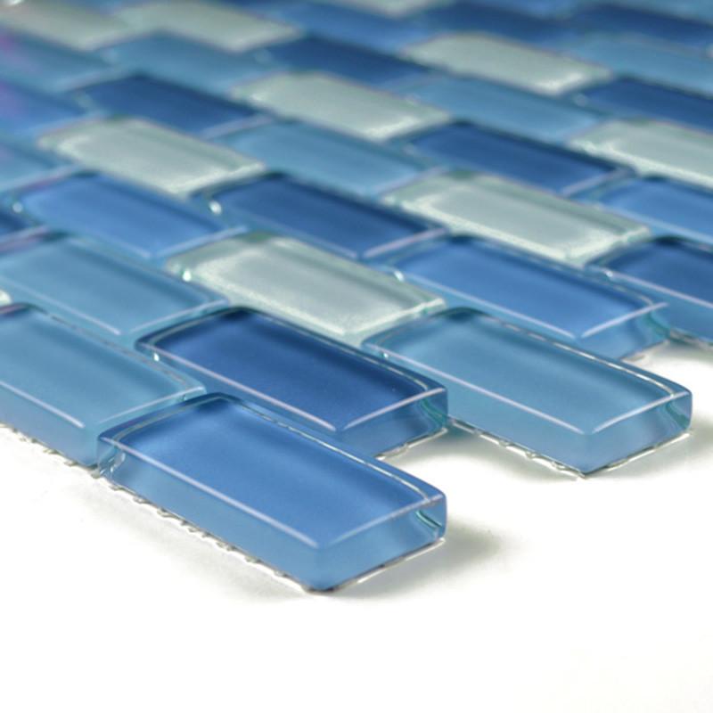 Cobalt Blue 2x2 Glass Mosaic - Cemento Collection