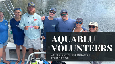 AquaBlu Mosaics Volunteers with Coral Restoration Foundation