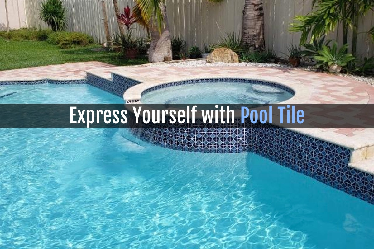 Express Yourself with Compelling Waterline Pool Tile