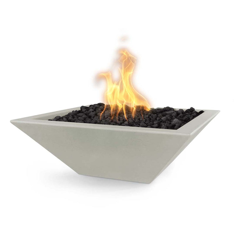 Maya 24" Fire Bowl - GFRC Concrete - Fire Feature