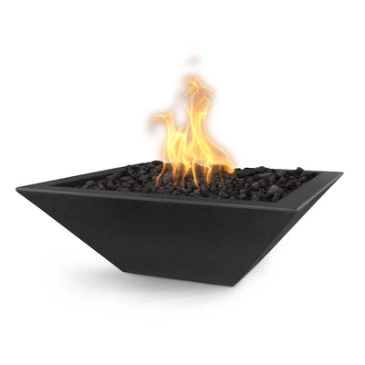 Maya 24" Fire Bowl - GFRC Concrete - Fire Feature