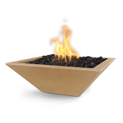 Maya 24" Fire Bowl - GFRC Concrete - Fire Feature