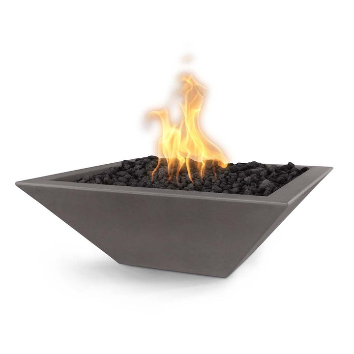 Maya 24" Fire Bowl - GFRC Concrete - Fire Feature