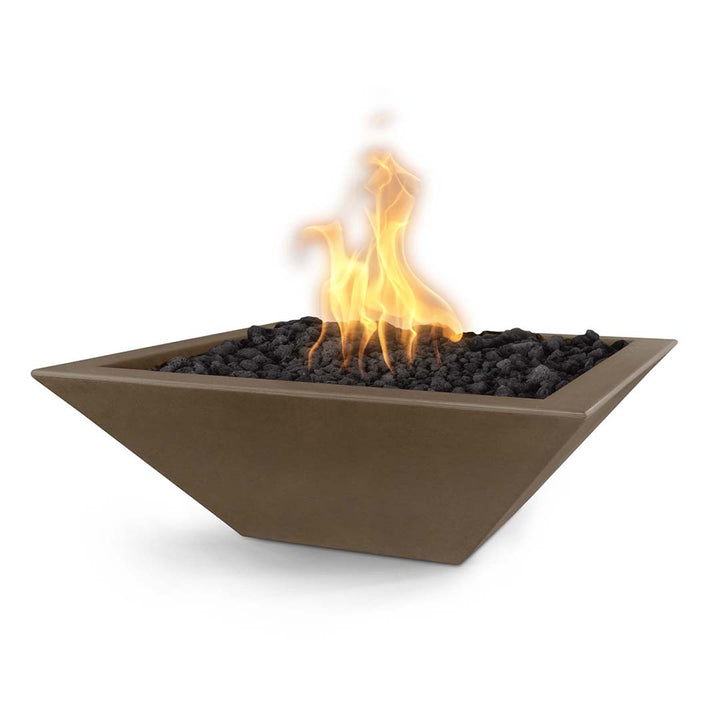 Maya 24" Fire Bowl - GFRC Concrete - Fire Feature