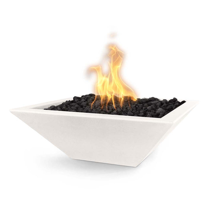 Maya 24" Fire Bowl - GFRC Concrete - Fire Feature