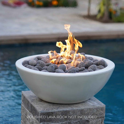 Sedona 27" Fire Bowl - GFRC Concrete - Fire Feature