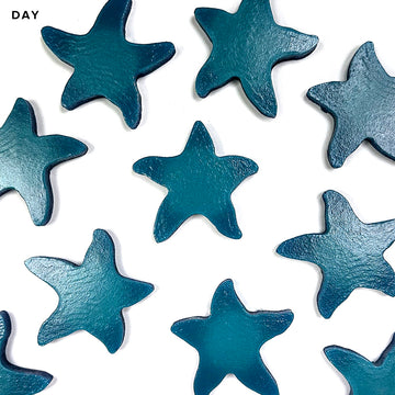 3" Mini Starfish Pool Mosaic | Glow in the Dark Pool Tile