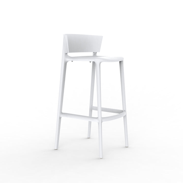 Africa Barstool by Vondom | Modern Patio Furniture - White