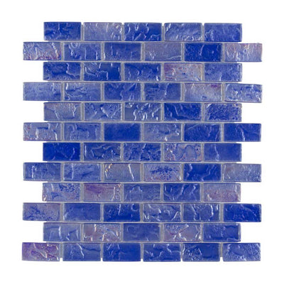 Adriatic Seas, 1" x 2" | ANTHSPAS | Mosaic Glass Tile by Anthology