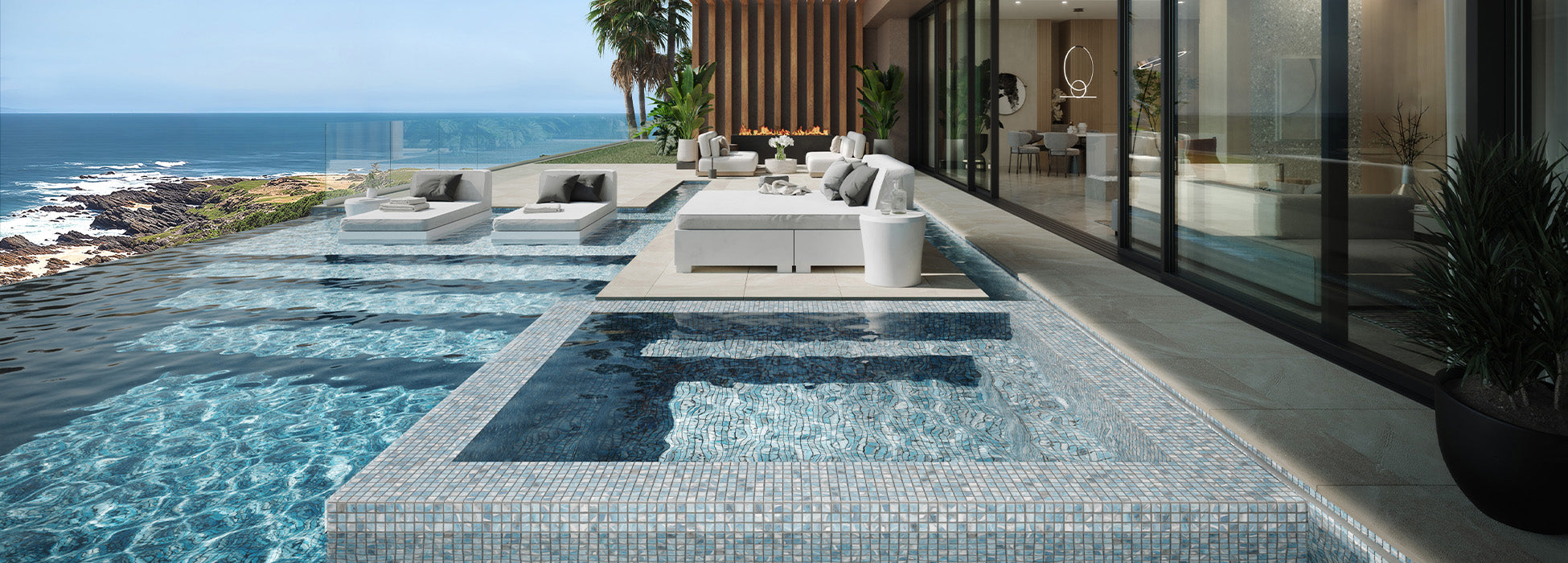 All Glass Tile Pools