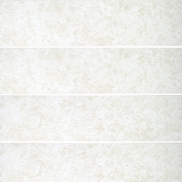 Alps White, 6" x 24" Porcelain Tile | Pool Waterline Tile