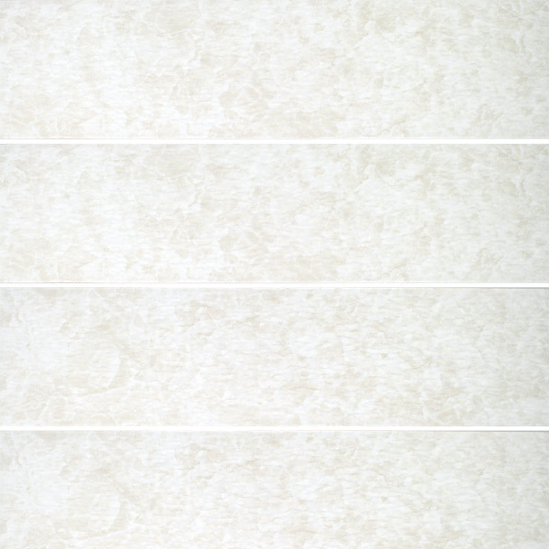 Alps White, 6" x 24" Porcelain Tile | Pool Waterline Tile