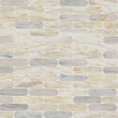 Angora Ellipse, Mosaic Stone Tile | Kitchen Backsplash & Floor Tile