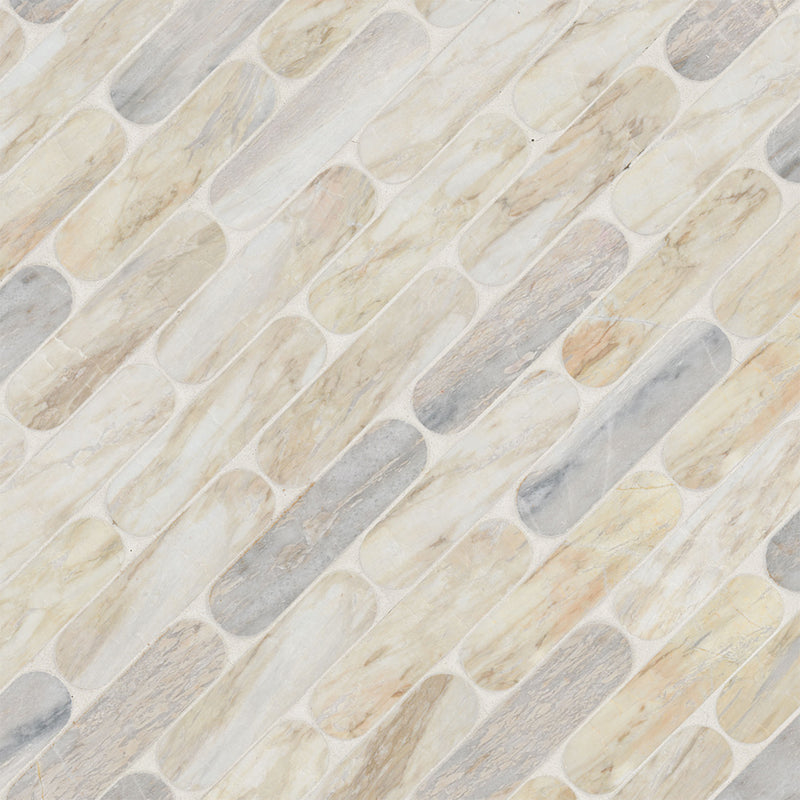 Angora Ellipse, Mosaic Stone Tile | Kitchen Backsplash & Floor Tile