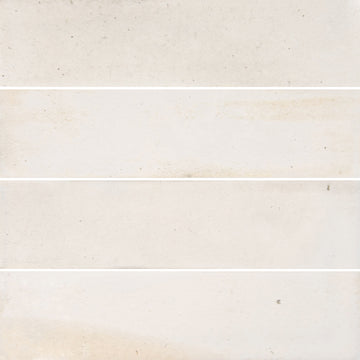 Antique White Field, 3" x 12" Porcelain Tile | Artistry in Mosaics