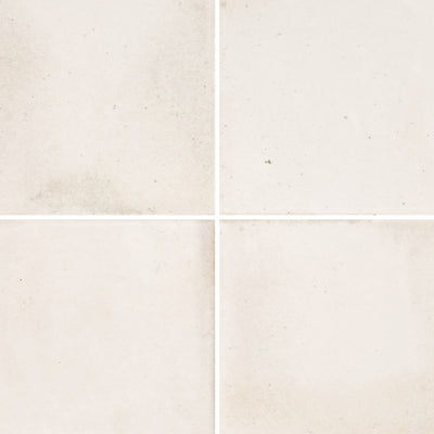 Antique White Field, 6" x 6" Porcelain Tile | Artistry in Mosaics