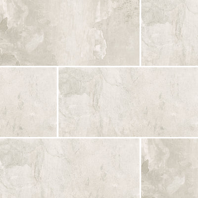 Arkham Bianco, 12" x 24" Porcelain Tile | Porcelain Floor Tile