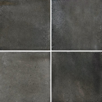 Ash Black Field, 6" x 6" Porcelain Tile | Artistry in Mosaics