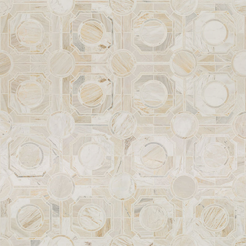 Athena Gold Regency | Marble Kitchen & Bath Tile by MSI