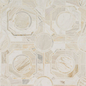 Athena Gold Regency | Marble Kitchen & Bath Tile by MSI