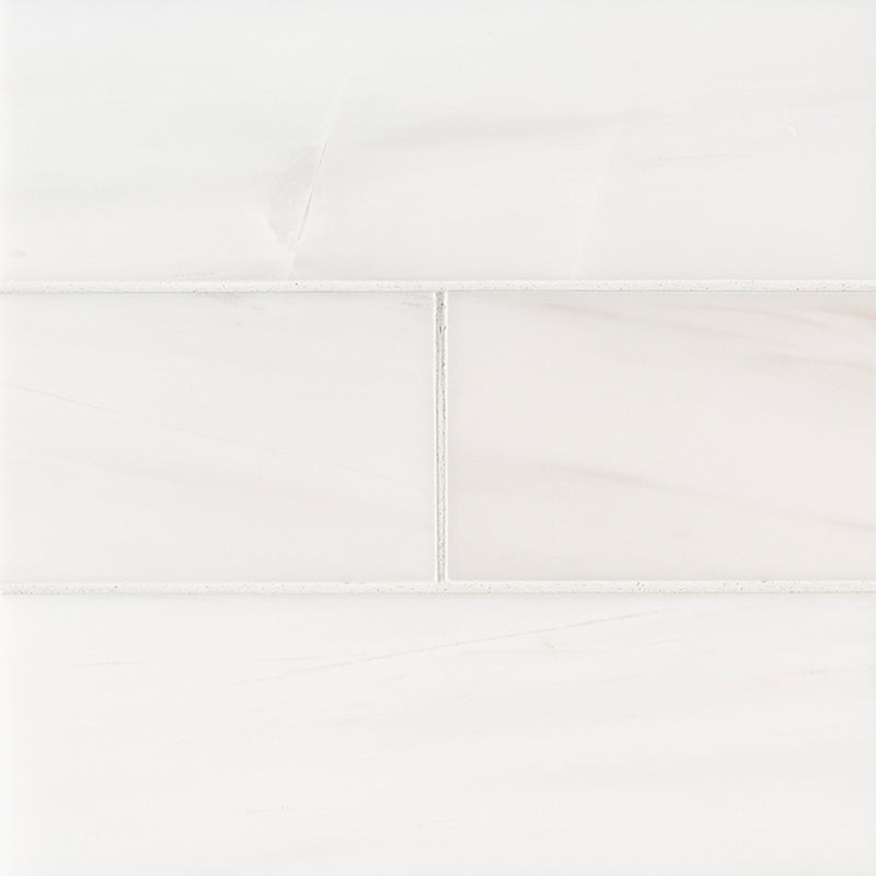 Bianco Dolomite Subway, 4" x 12" | Stone Tile for Kitchen & Bath