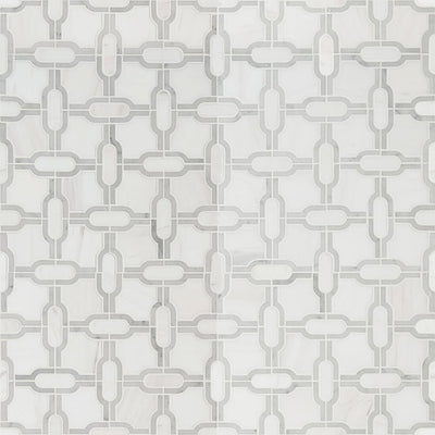 Bianco Dolomite Gridwork | Stone Tile for Kitchen and Bath