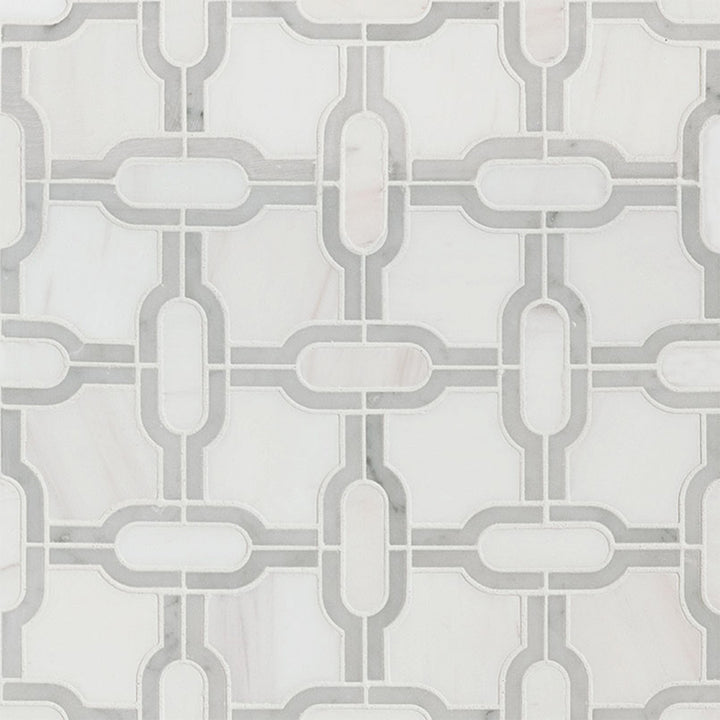 Bianco Dolomite Gridwork | Stone Tile for Kitchen and Bath