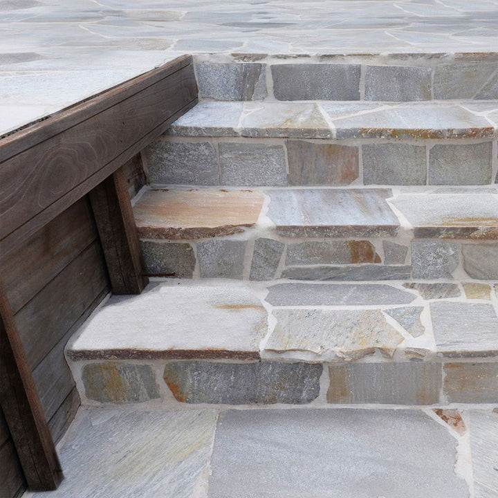 Brazilian White, Random | QRTBRAWHTFLAGN | NSR Natural Stone Flagstone