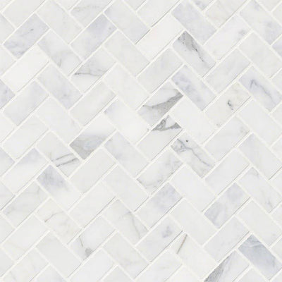 Calacatta Cressa Herringbone | Herringbone Stone Tile