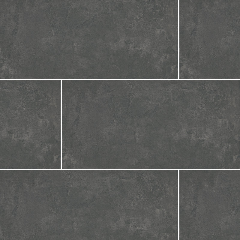 Classic Graphite, 12" x 24" Porcelain Tile | Floor Tile