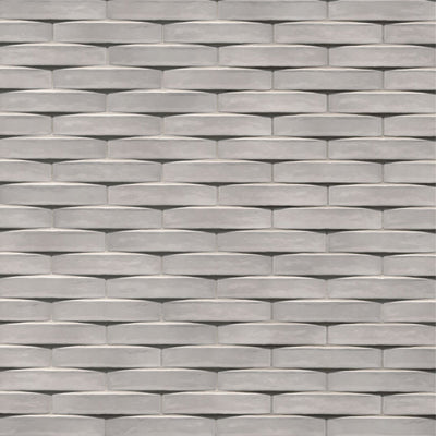 Convex Ash, 2" x 10" Ceramic Tile | 3D Backsplash & Bathroom Tile