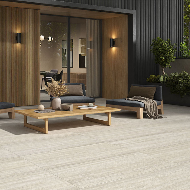 Cordova Avorio, 24" x 48" | 2CM Outdoor Porcelain Paver by MSI