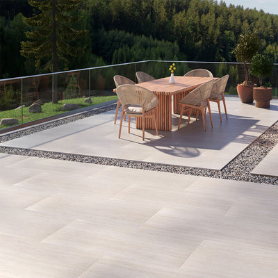 Cordova LaBlanca, 24" x 48" | 2CM Outdoor Porcelain Paver