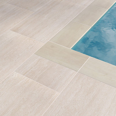 Cordova LaBlanca, 24" x 48" | 2CM Outdoor Porcelain Paver