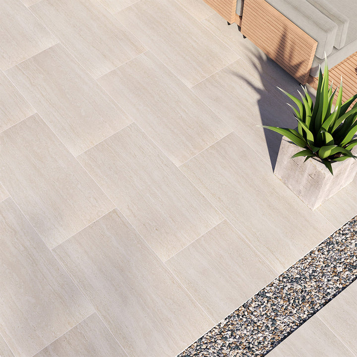 Cordova LaBlanca, 24" x 48" | 2CM Outdoor Porcelain Paver