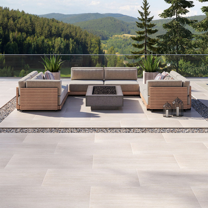 Cordova LaBlanca, 24" x 48" | 2CM Outdoor Porcelain Paver