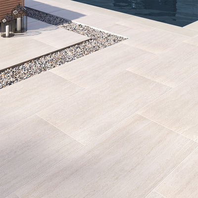 Cordova LaBlanca, 24" x 48" | 2CM Outdoor Porcelain Paver