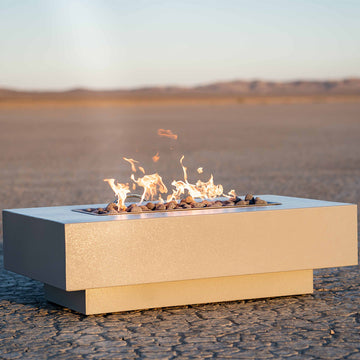 Coronado Rectangular 48" Fire Table, Powder Coated Metal | Fire Pit