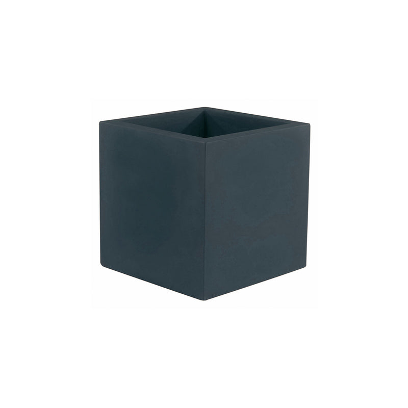 Cubo Planters by Vondom | Modern Patio and Lawn Accessory - Medium Anthracite