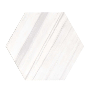 Dolomite Satin, Hexagon Porcelain Tile | Tesoro Floor & Wall Tile